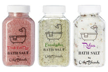 Load image into Gallery viewer, Essential Oil 6 oz Bath Salts - Oily BlendsEssential Oil 6 oz Bath Salts
